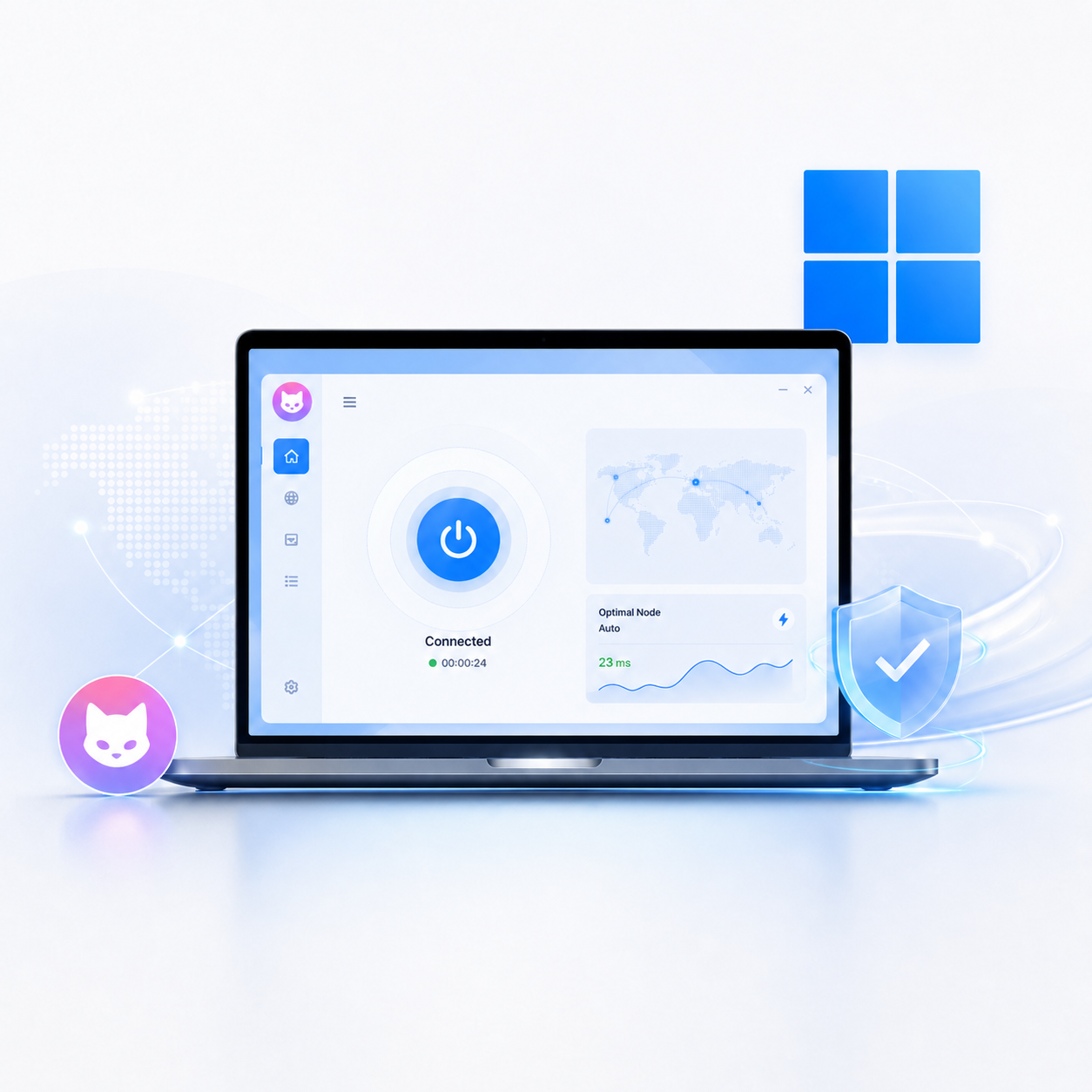 ClashVerge Windows 界面预览