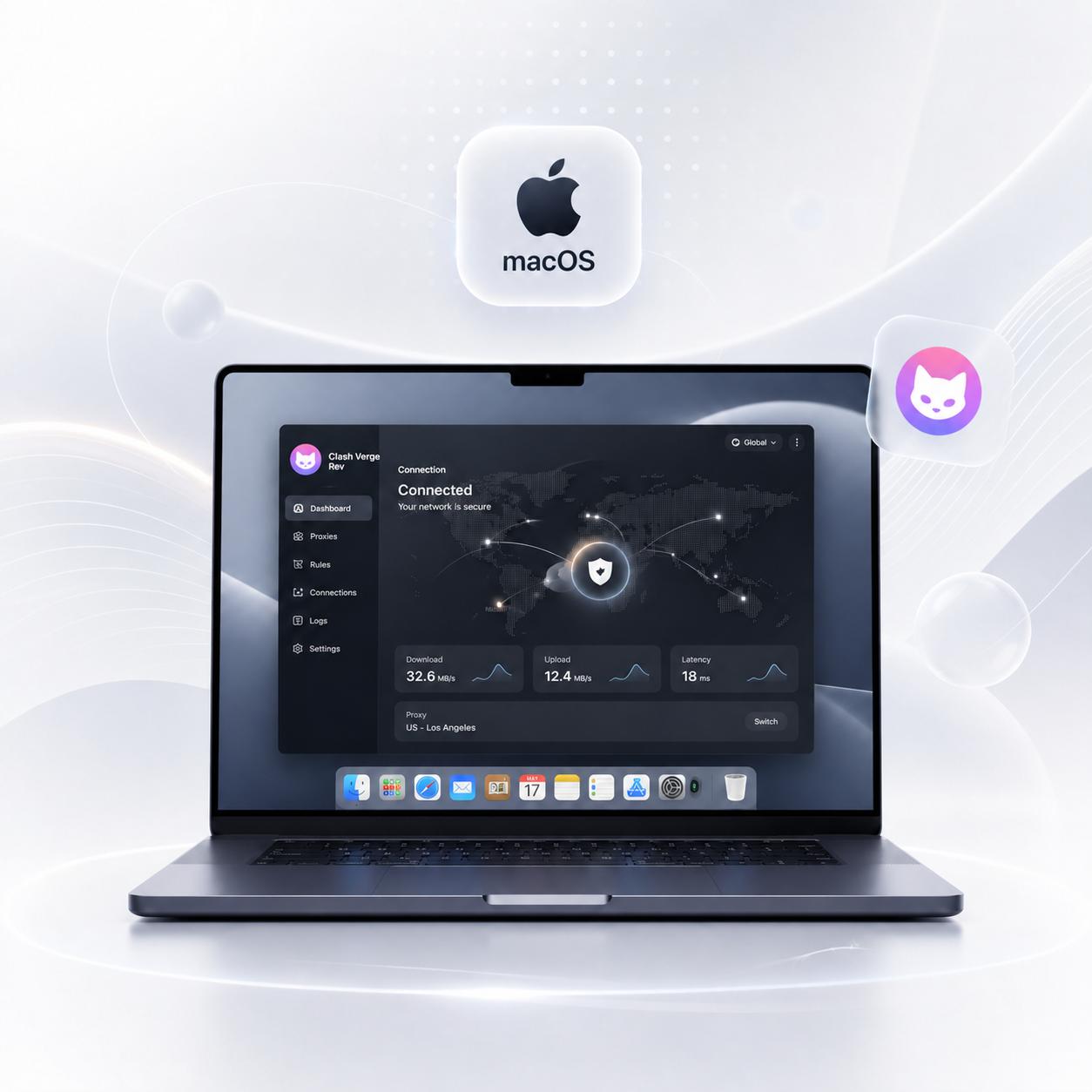 ClashVerge macOS 界面预览